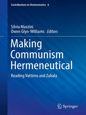 cover image of Making Communism Hermeneutical